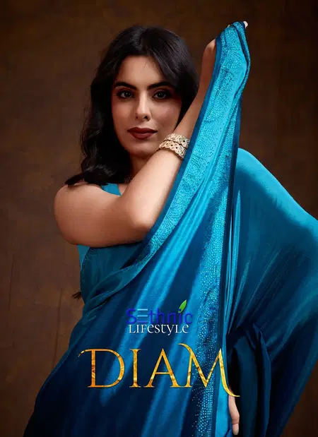 Diam By Sethnic Shaded Chinnon Saree Wholesale Market In Surat